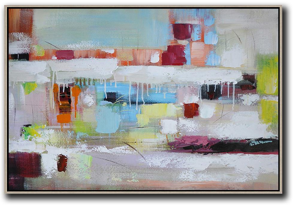 Oversized Horizontal Contemporary Art - Fine Art Giclee Printing Extra Large